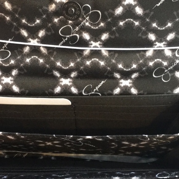 Jessica Simpson Zoe Wristlet Clutch, Black - Picture 5 of 6